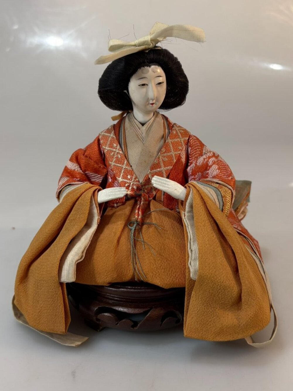 Japanese Hina Ningyo Doll Court Lady Hinamatsuri Festival Heian Period Antique